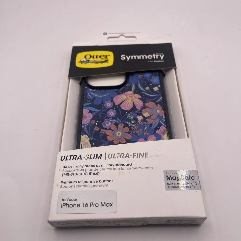 OtterBox Symmetry Case for iPhone 16 Pro Max MagSafe Floral Design Ultra Slim